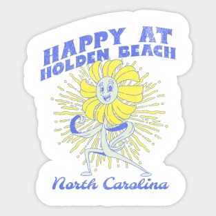 Happy Flower at Holden Beach, North Carolina Sticker